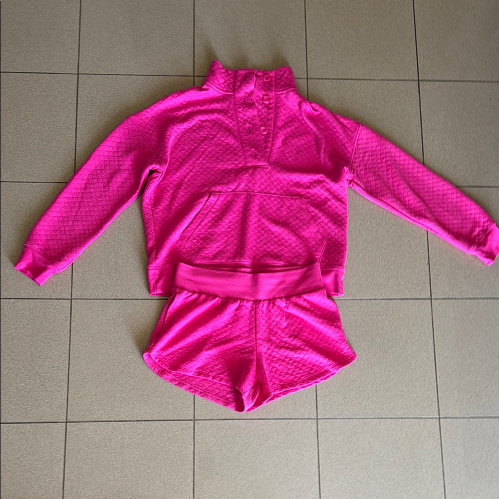 Stars Above Fuchsia Quilted Apparel